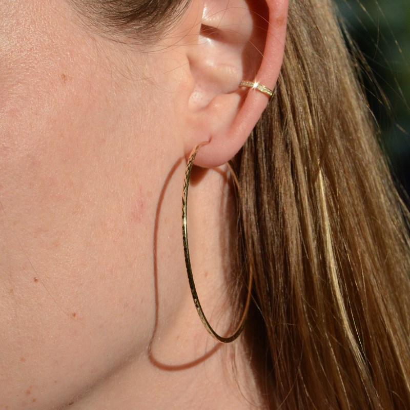 Large gold hoops 14k deals