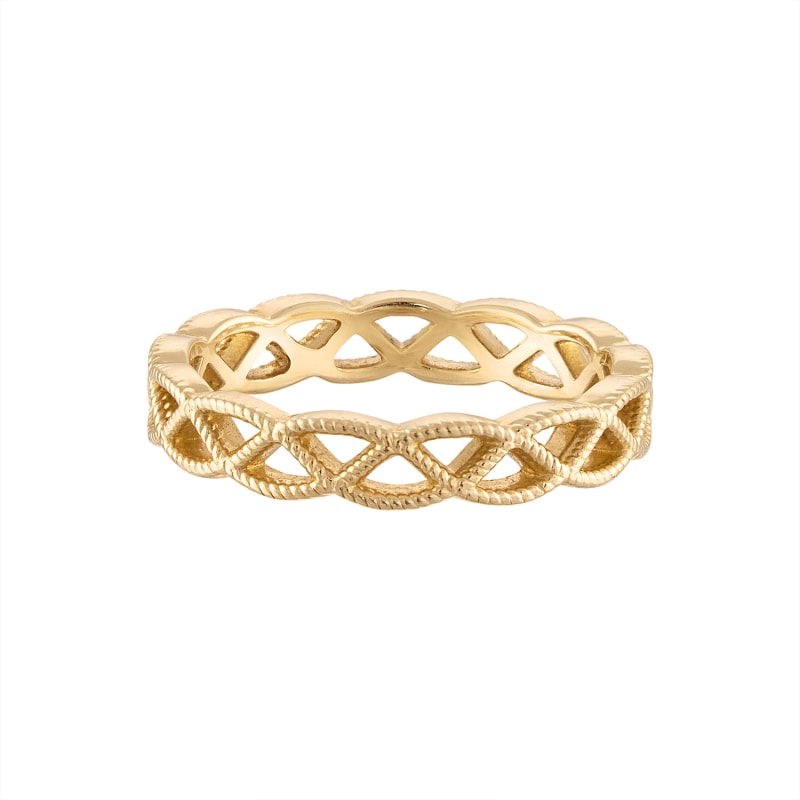 Thumbnail of 14K Solid Gold Mandala Ring image