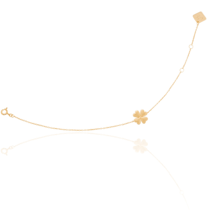 Thumbnail of 18K Gold Vermeil Clover Leaf Bracelet image