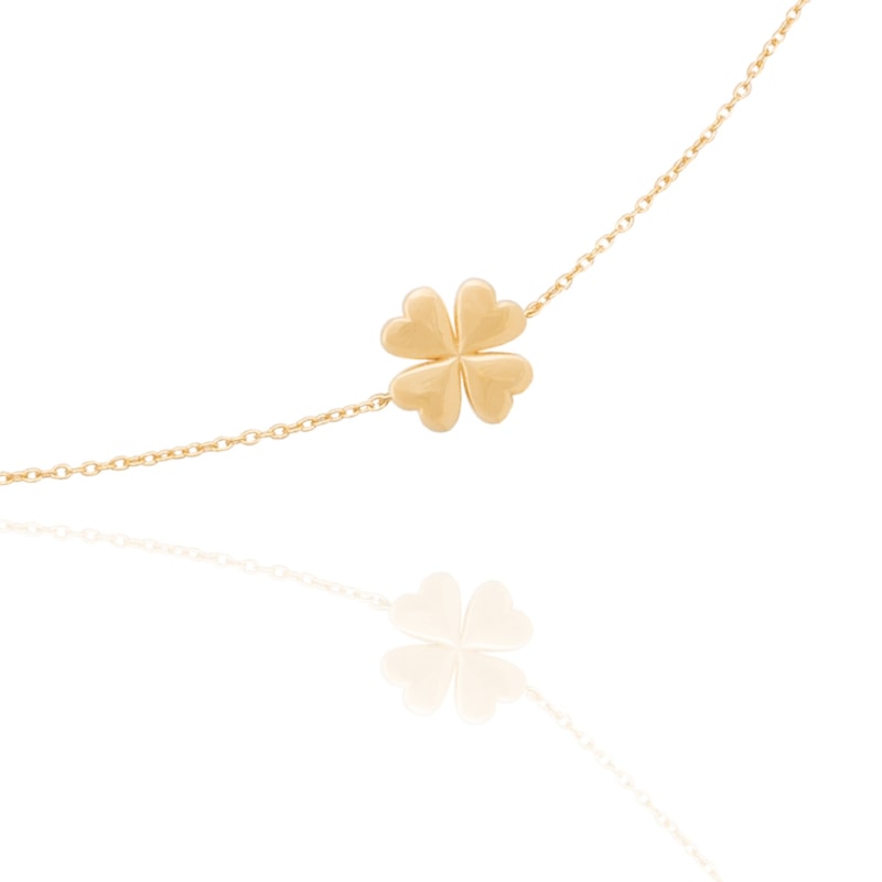 Thumbnail of 18K Gold Vermeil Clover Leaf Bracelet image