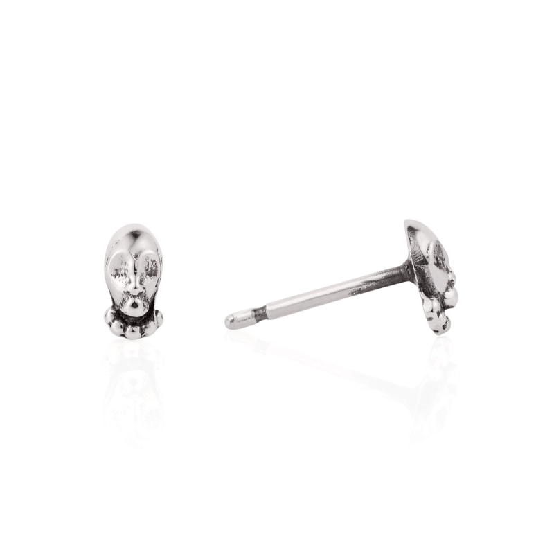 Thumbnail of Tiny Voodoo Orunla Earrings Silver image