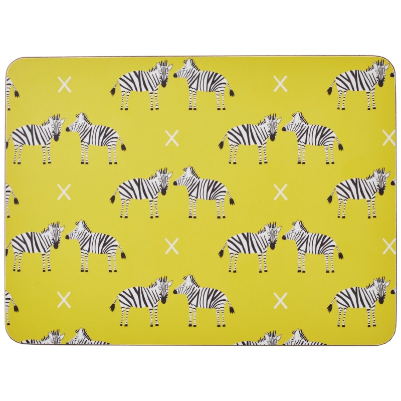 Thumbnail of Zebras Placemats Set Of Four Large image