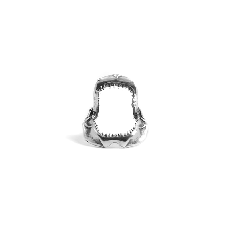 Thumbnail of Shark Jawbone Tie Pin Silver image