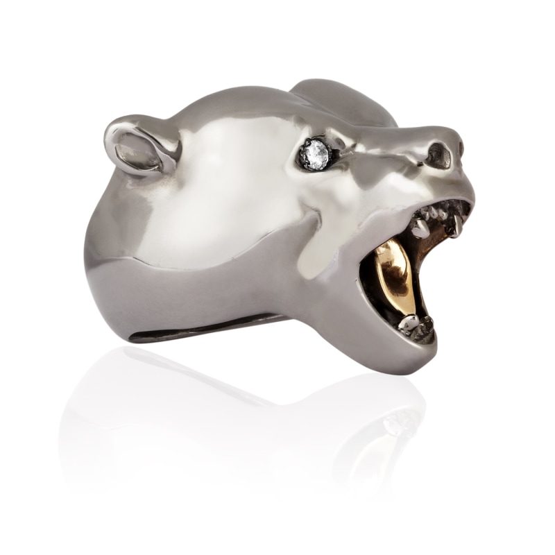 Thumbnail of Bear Ring Black Rhodium image