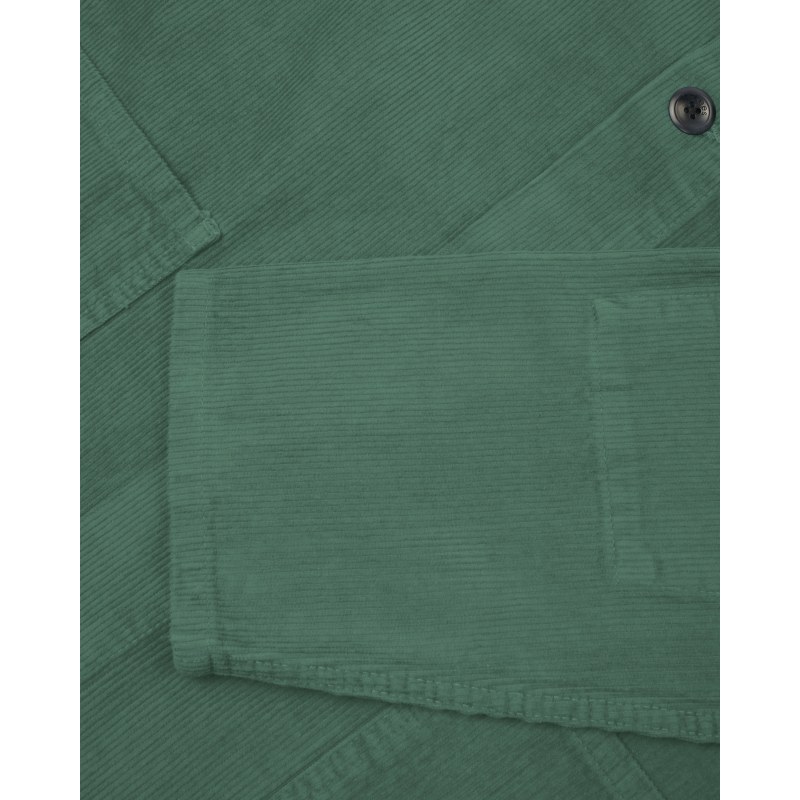 Thumbnail of Buttoned Cord Overshirt - Eucalyptus image