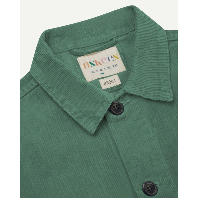 Thumbnail of Buttoned Cord Overshirt - Eucalyptus image