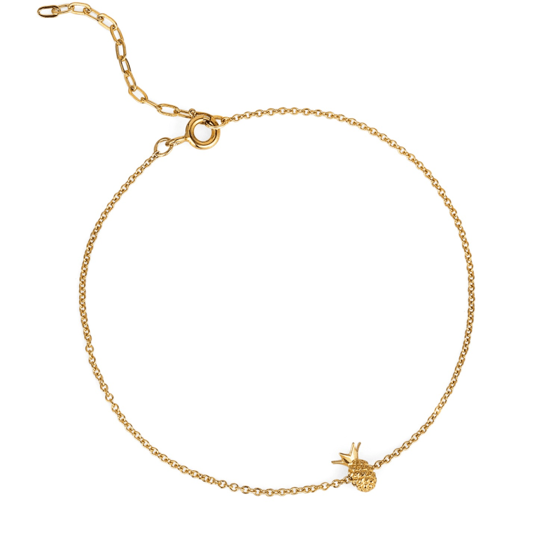 Pineapple bracelet gold outlet