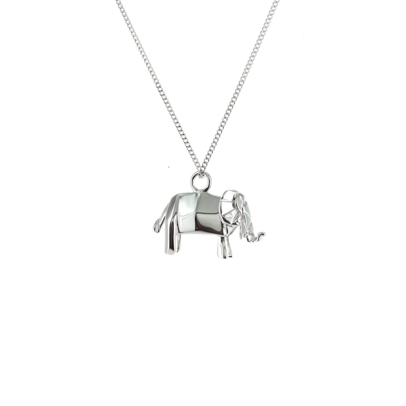 Thumbnail of Mini Elephant Necklace Silver image