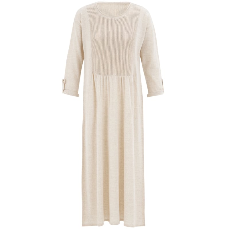 Vertical striped midi dress hot sale