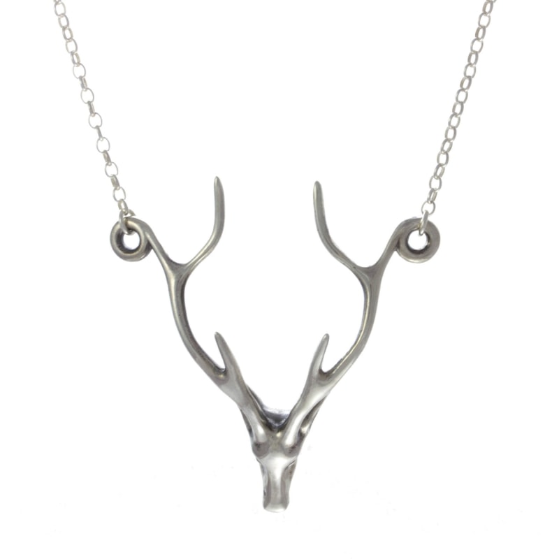 Thumbnail of Deer Necklace - Silver image