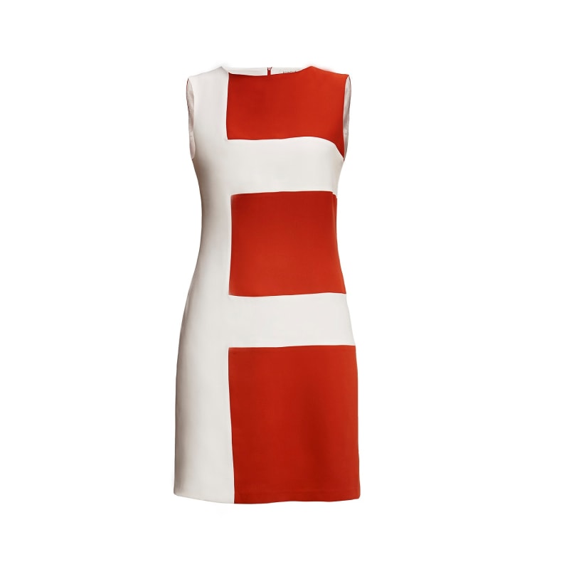 Thumbnail of Marie Striped Silk Sleeveless Dress image
