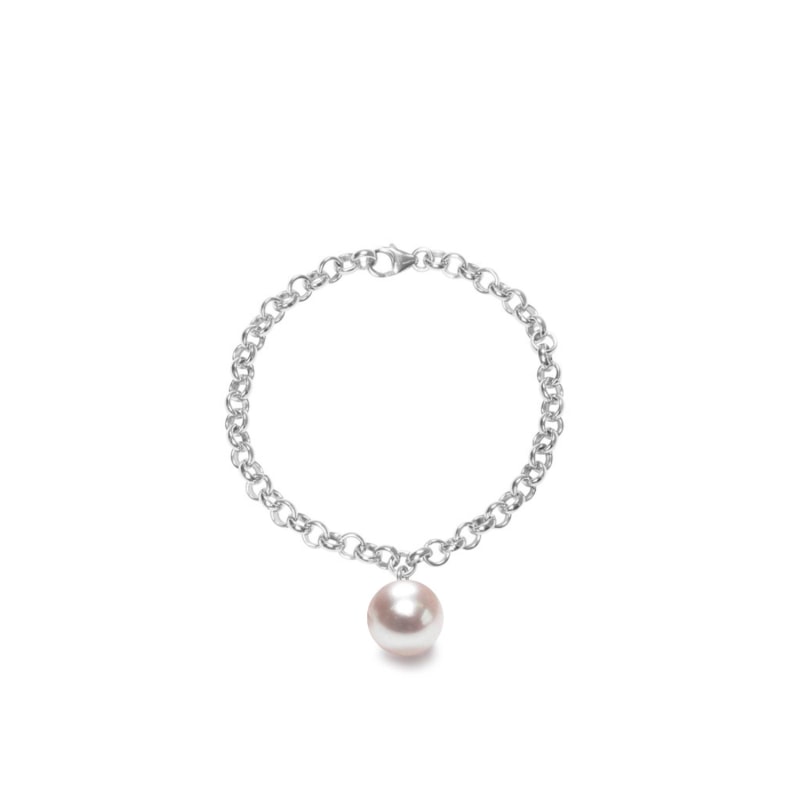 Thumbnail of Aelia Pearl Bracelet- Silver image