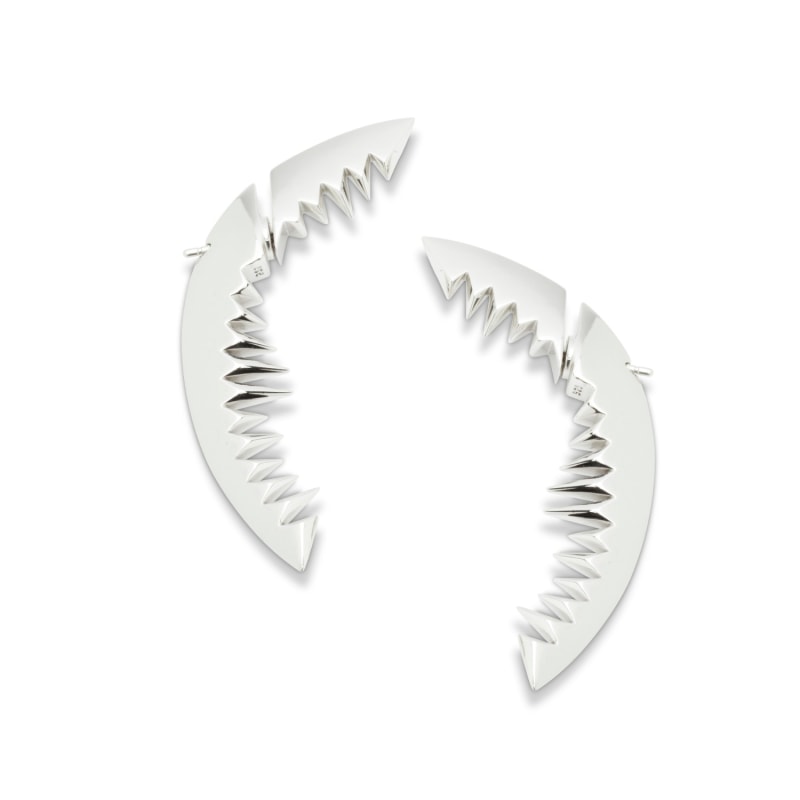 Thumbnail of Shark Bay Earrings Silver image