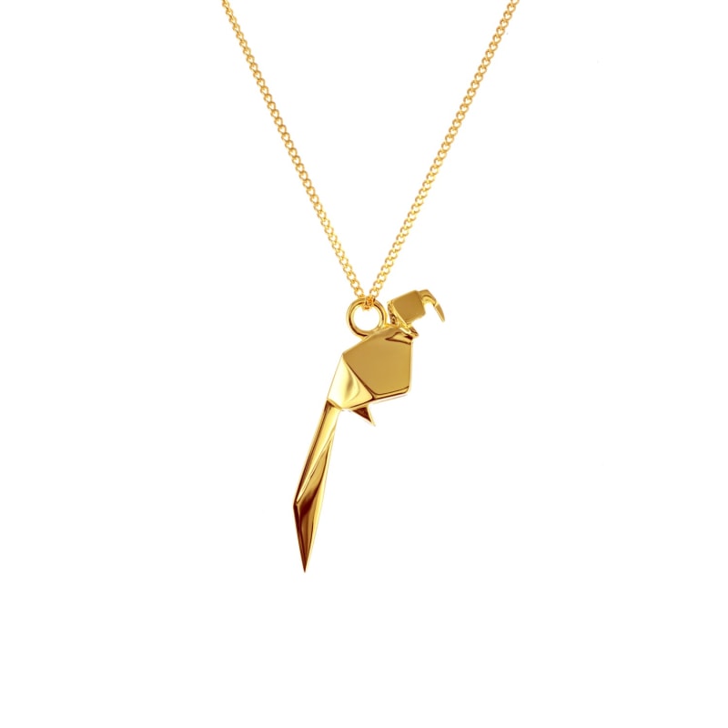 Thumbnail of Mini Parrot Necklace Gold image