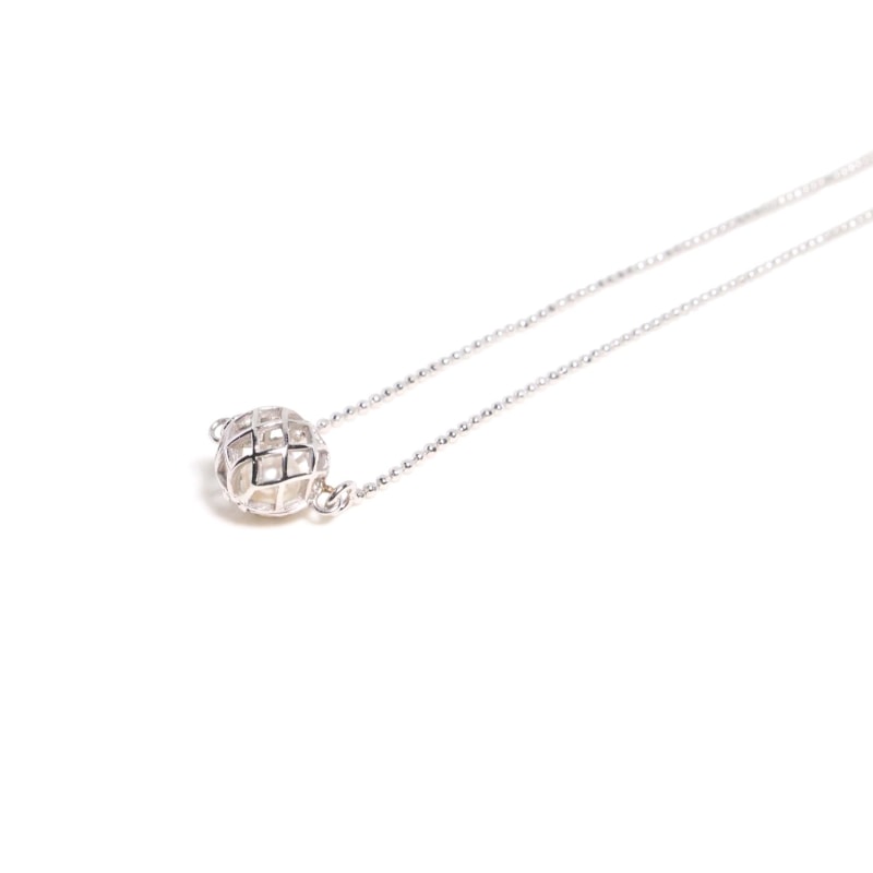 Thumbnail of Small Signature Necklace White Gold image