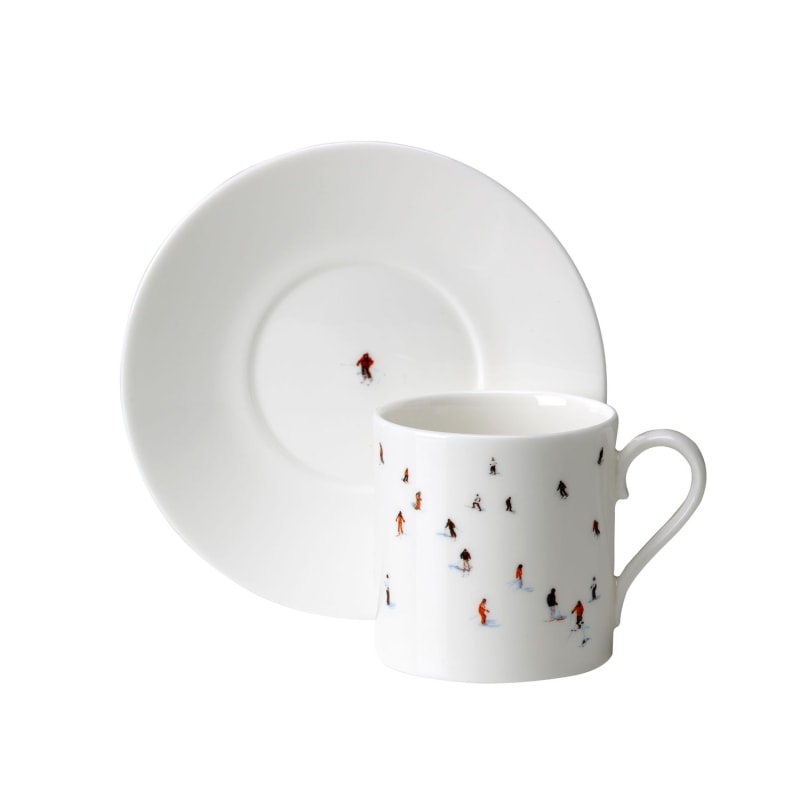 Thumbnail of Skiers Espresso Cup & Saucer image