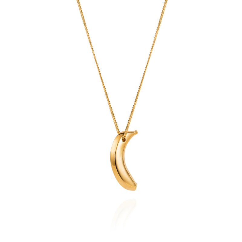 Thumbnail of Banana Necklace Gold Vermeil image