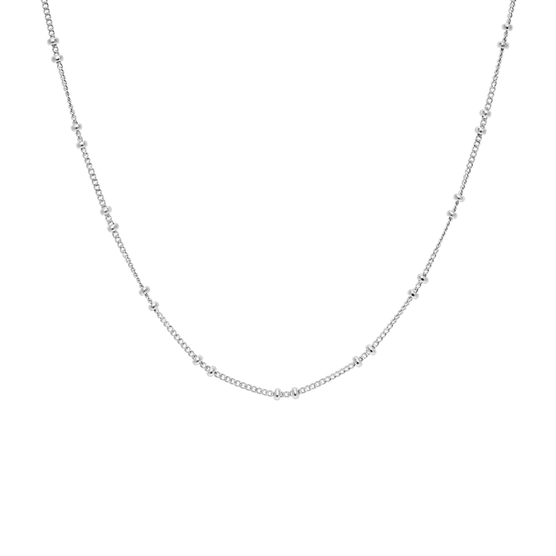 Thumbnail of 925 Silver boule necklace - Silver image