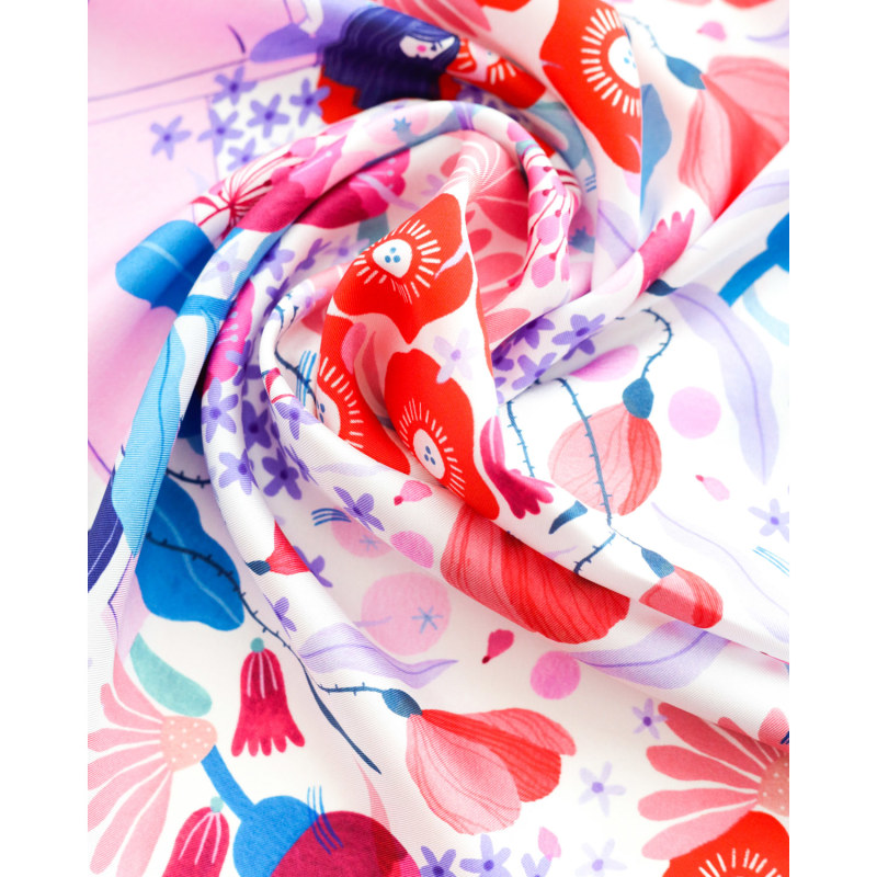Thumbnail of A Special Delivery Medium Silk Scarf image