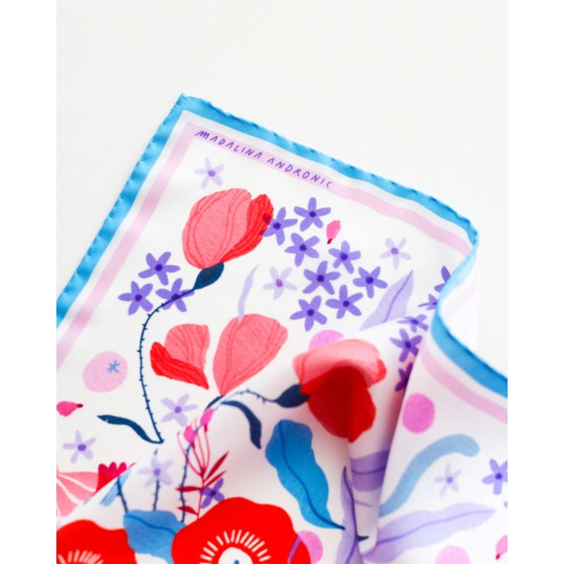 Thumbnail of A Special Delivery Small Silk Scarf image