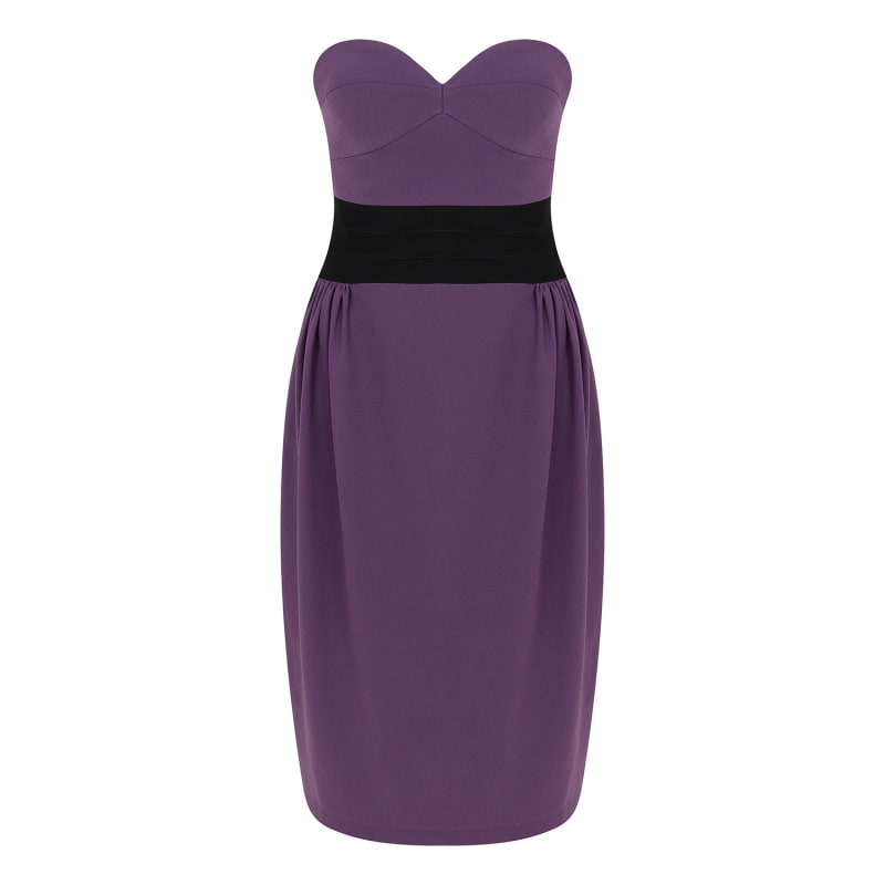 Thumbnail of Purple Black Cocktail Dress image