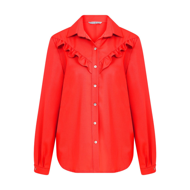 Thumbnail of Red Frilled Shirt image