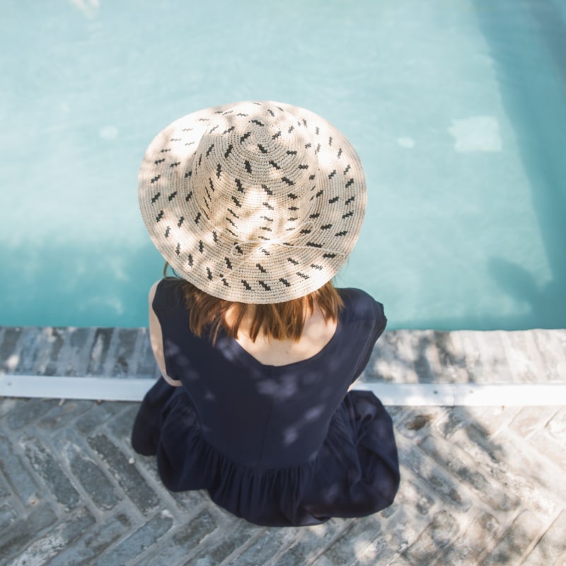 Thumbnail of Textured Raffia Sun Hat image