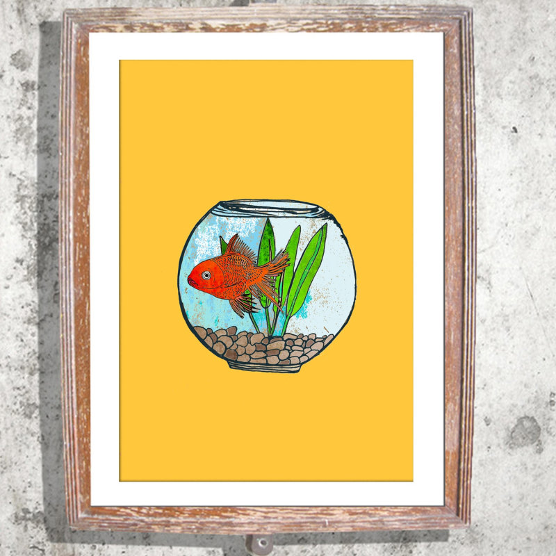 Thumbnail of The Goldfish Bowl Limited Edition Signed Print image