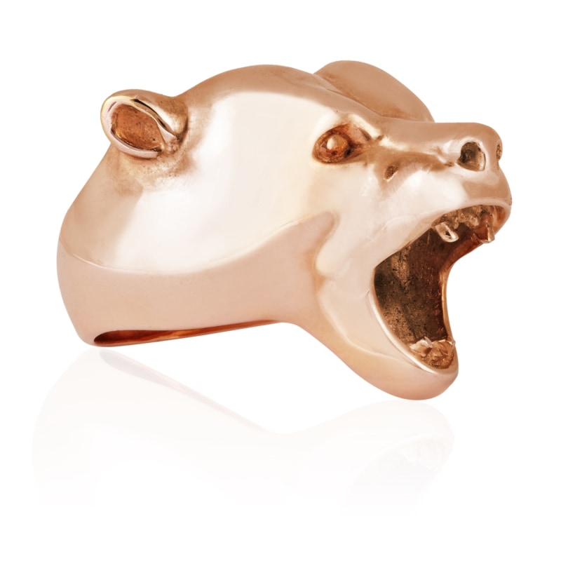 Thumbnail of Bear Ring Rose Gold image