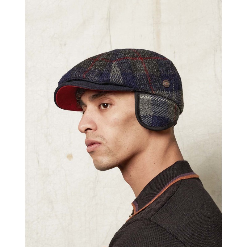 Harris tweed cap with ear flaps best sale