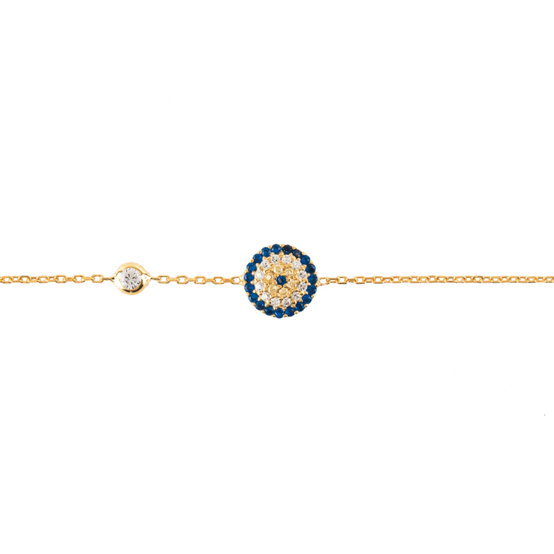 Thumbnail of Evil Eye Bracelet Gold image