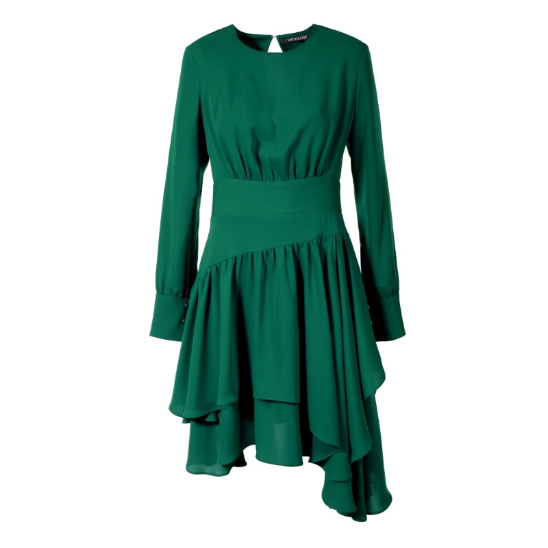 jade green dress