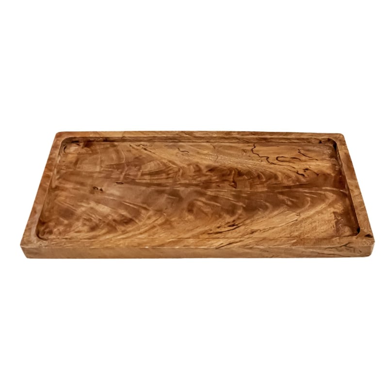 Wood rectangle serving tray best sale