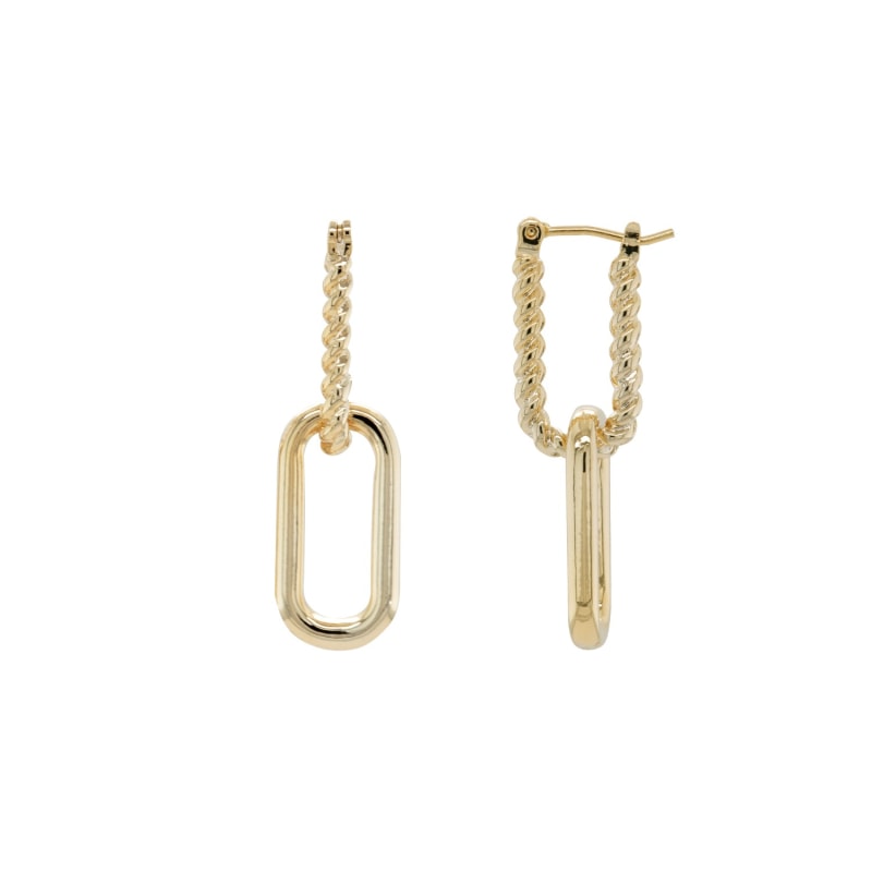 Thumbnail of Gold Chain Link Earrings image