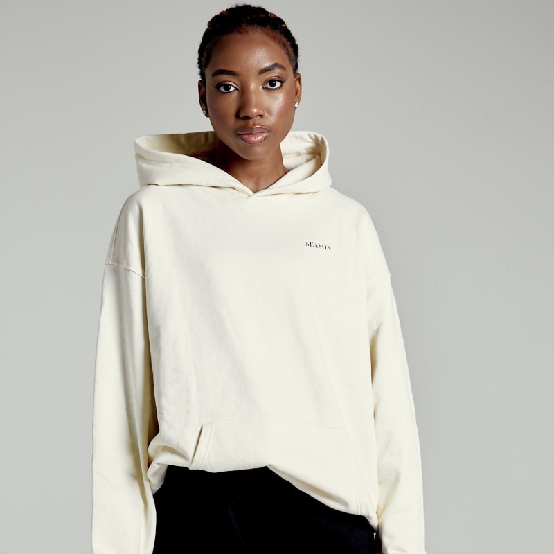 Oversized off white hoodie deals