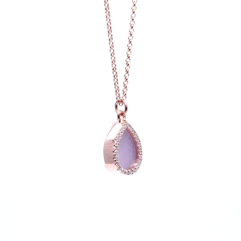 Thumbnail of Aqua Necklace In Lavender Jade image