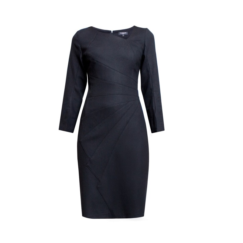 Thumbnail of Alice Tailored Dress With Asymmetric Neckline image