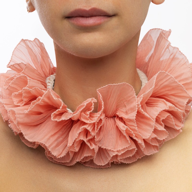 Thumbnail of Ada Coral Pink Collar image