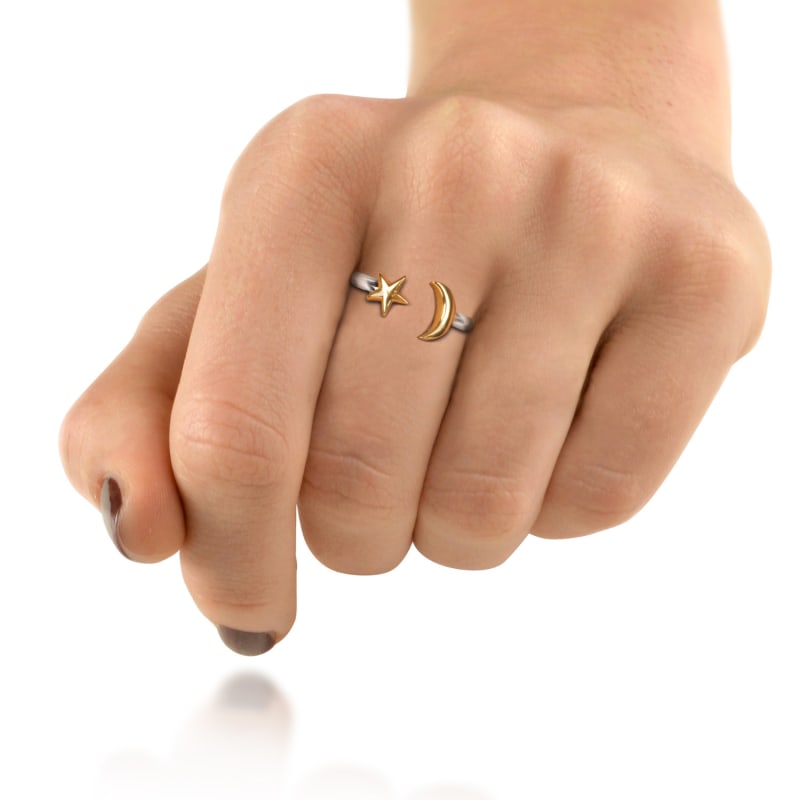 Crescent star ring clearance