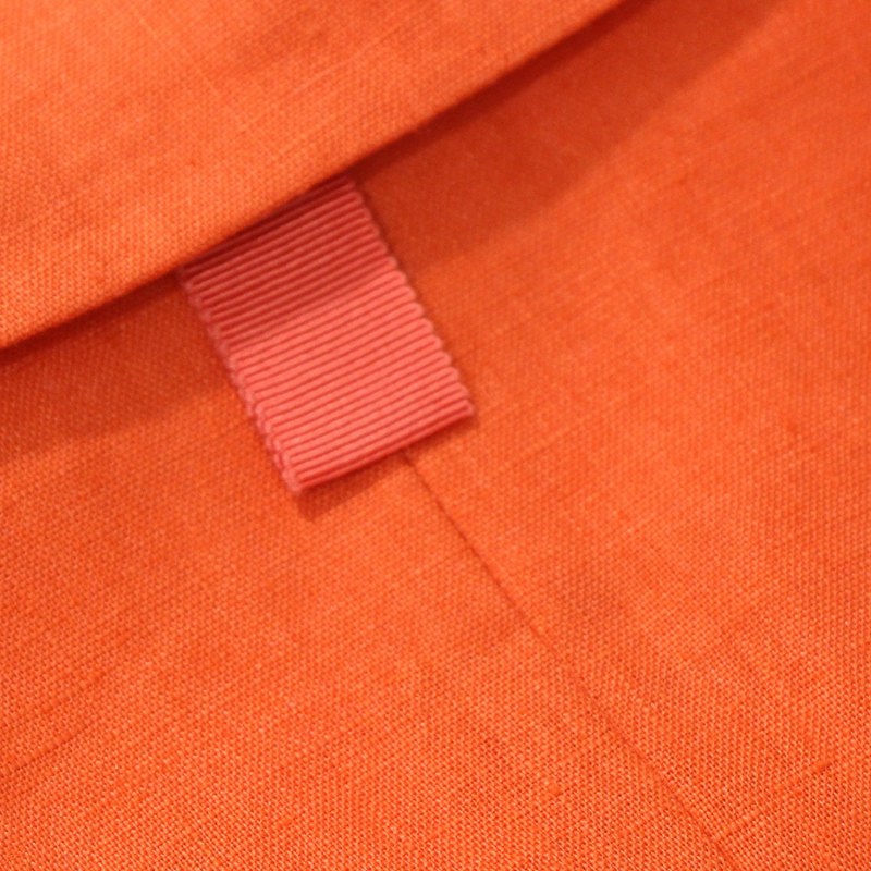 Thumbnail of Lyla Linen Blazer - Yellow & Orange image