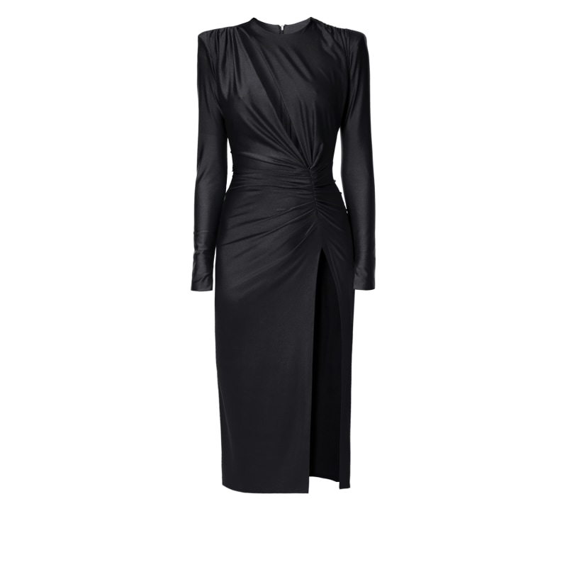 Thumbnail of Adriana Power Black Midi Dress image