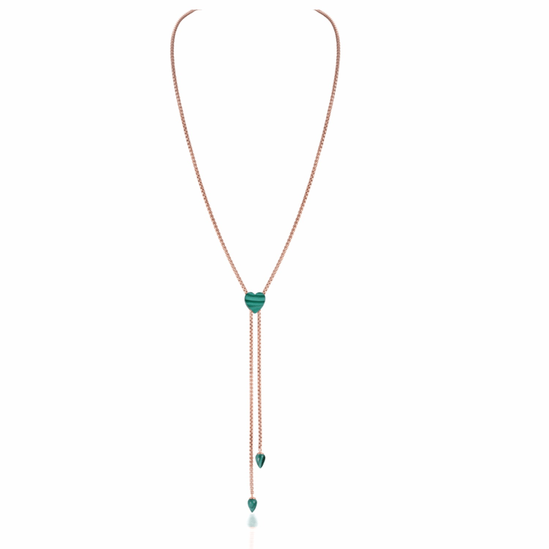 Thumbnail of Luv Me Malachite Necklace image