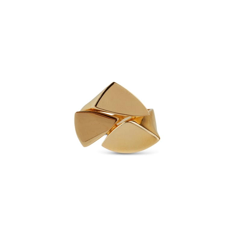 Thumbnail of Triangle Ring 14Ct Gold image