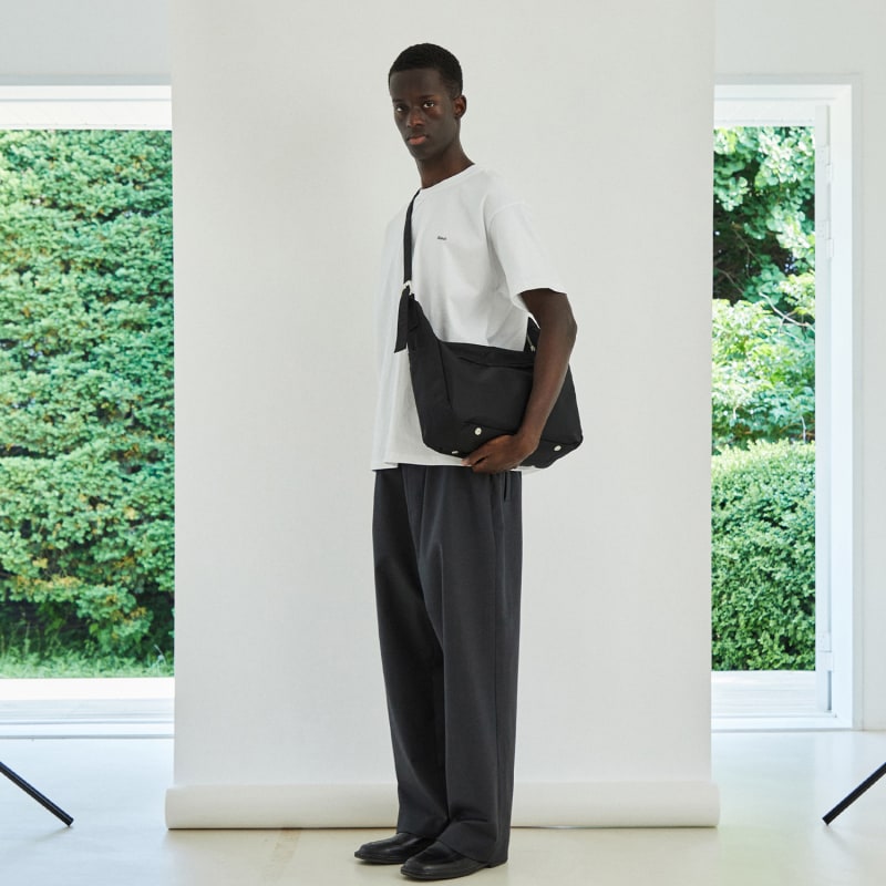 Messenger bag with suit shop