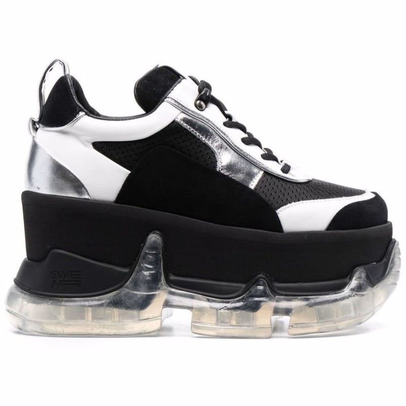 Thumbnail of Air Rev. Nitro Sky Platform Sneakers - Silver image