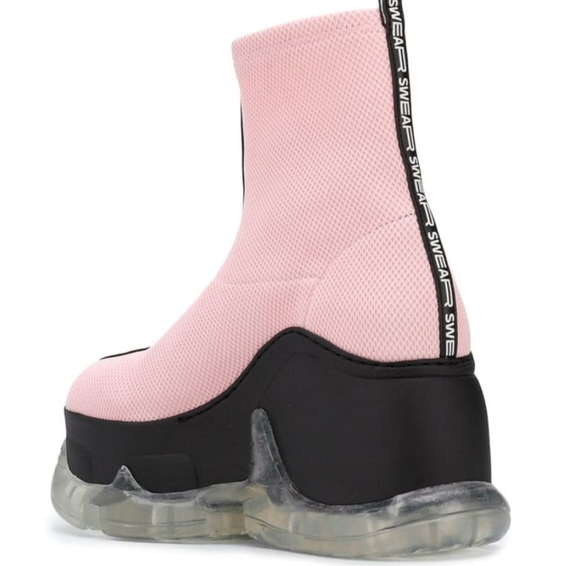 Thumbnail of Air Rev. Xtra Hybrid Platform Boots  - Baby Pink & Black image