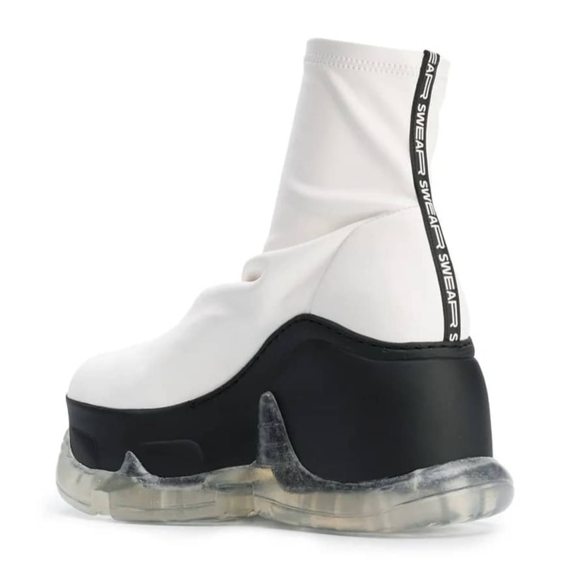 Thumbnail of Air Rev. Xtra Vegan Platform Boots - White image