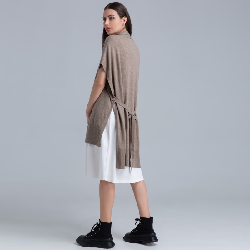 Thumbnail of Valerie Cashmere Knit Poncho image