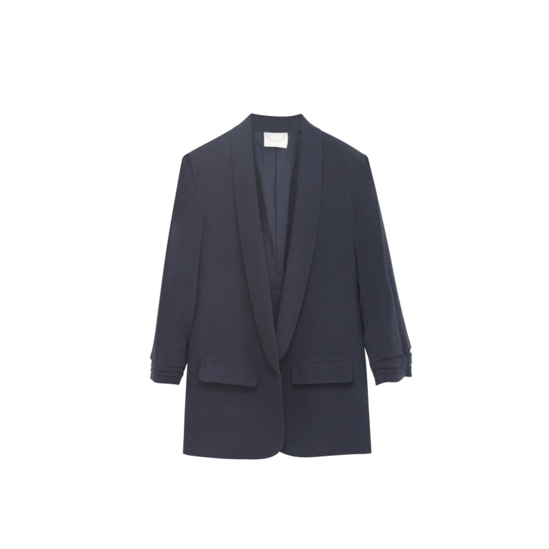 Thumbnail of Luca Silk Blazer - Blue image