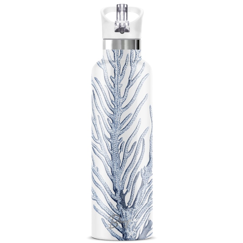 Thumbnail of Akoa | Stainless Steel Insulated Water Bottle White Flip 'N' Sip Lid image